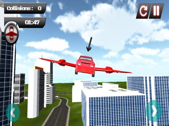 Изображение игры: Fly Car in City