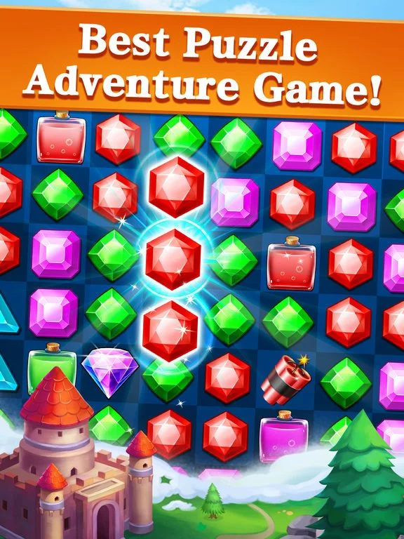 Изображение игры: Jewel Legend: Match 3 & Crush