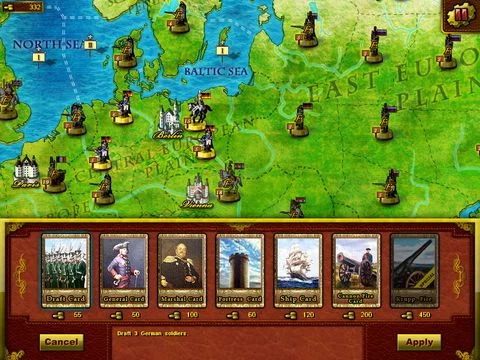 Изображение игры: European War for iPad
