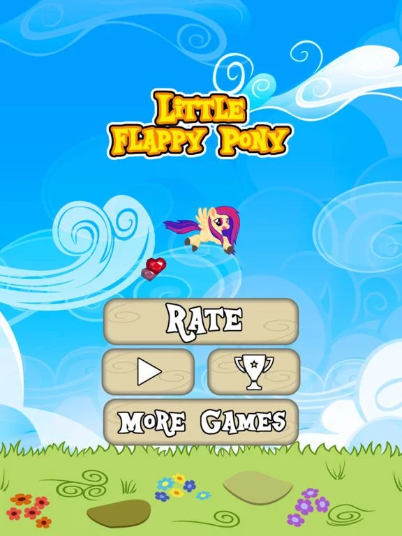 Изображение игры: Little Flappy Pony