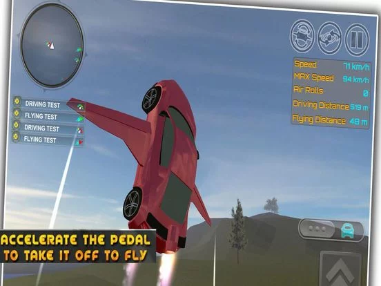 Изображение игры: Ultimate Flying Car Adventures