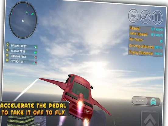 Изображение игры: Ultimate Flying Car Adventures