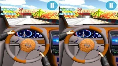 Изображение игры: VR Fast Car Race: Extreme EndLess Driving 3d game