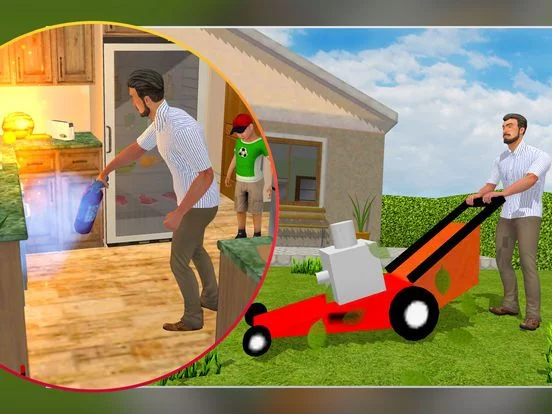 Изображение игры: Virtual DAD Super Family Man