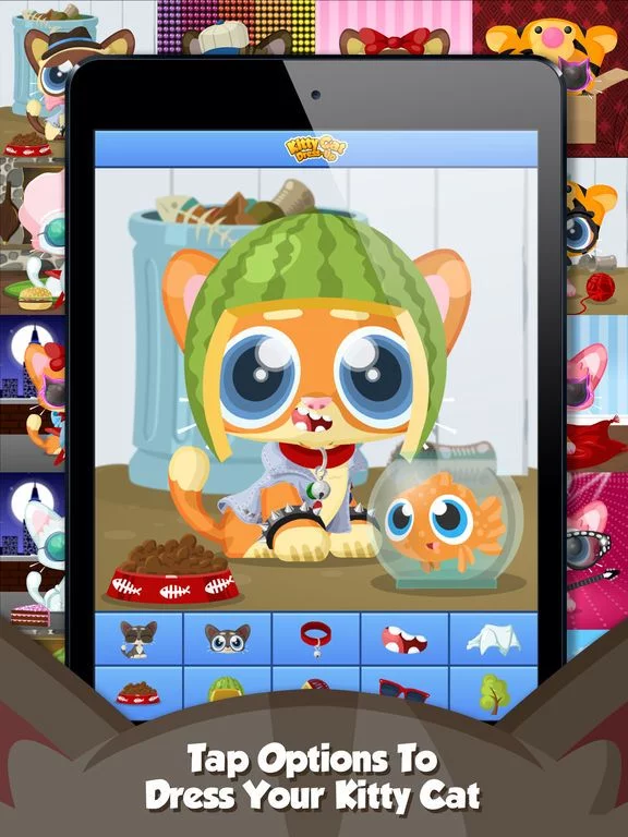 Изображение игры: Kitty Cat Dress-Up