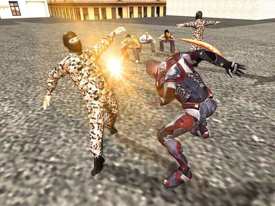 Изображение игры: Flying Super Hero Fight Real City Criminals