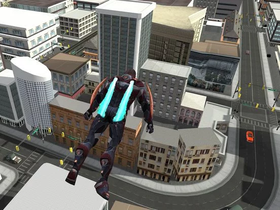 Изображение игры: Flying Super Hero Fight Real City Criminals