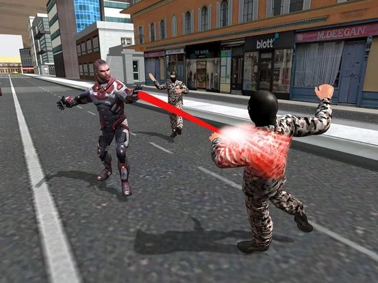 Изображение игры: Flying Super Hero Fight Real City Criminals
