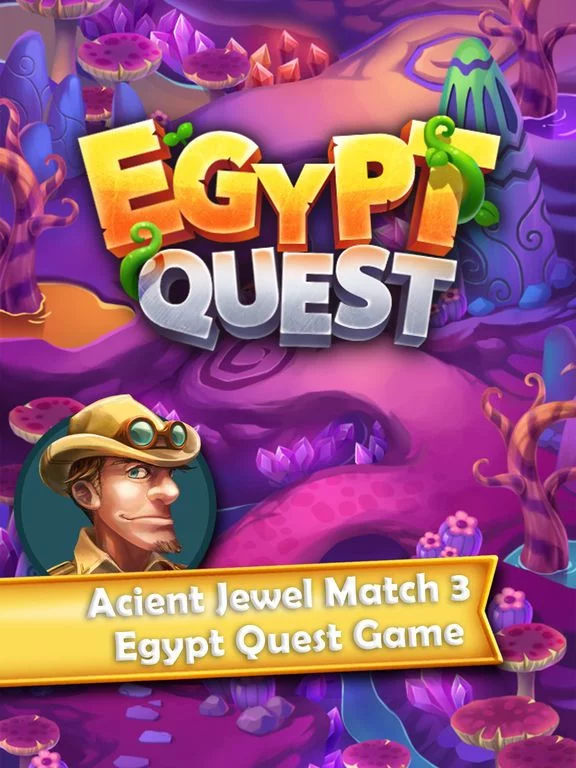 Изображение игры: Egypt Quest - King of Blast Jewel Mania Match Game