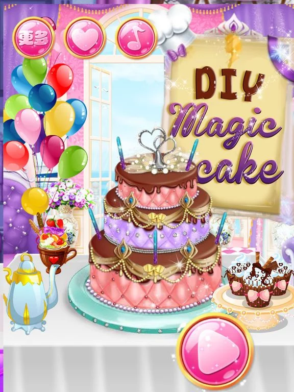 Изображение игры: Magic Cake - DIY Birthday & Wedding Cakes