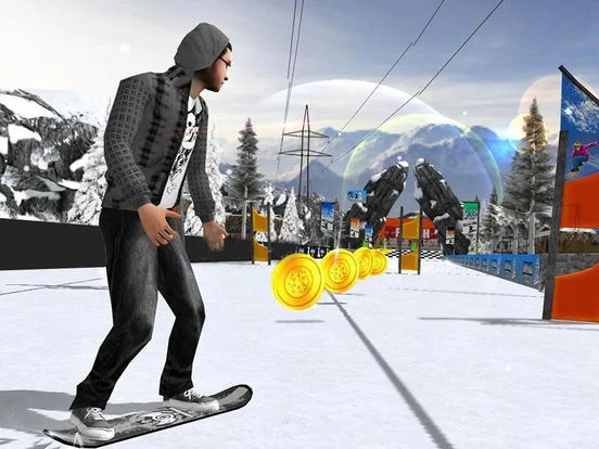 Изображение игры: Snowboard Extreme Mountain Freestyle Winter Sports Snowboarding Game