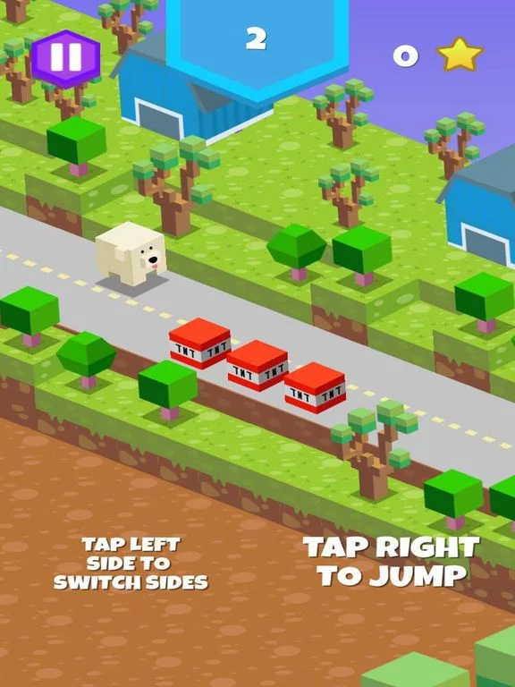 Изображение игры: Blocky Dog