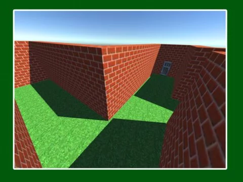 Изображение игры: Cubic Blocks Maze Run 3D