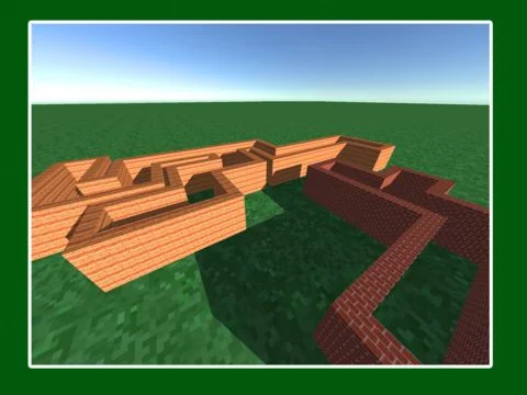 Изображение игры: Cubic Blocks Maze Run 3D