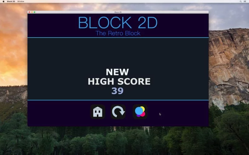Изображение игры: Block 2D - The Retro Block