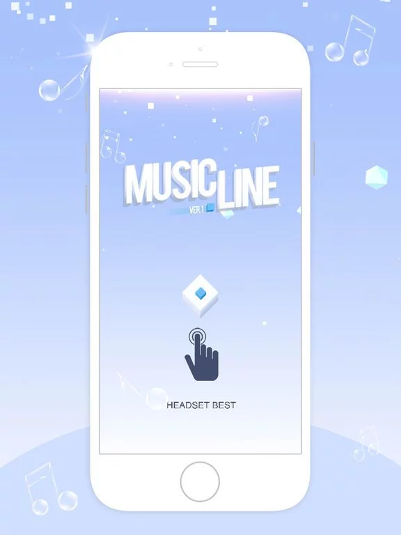 Изображение игры: Dancing Music Line