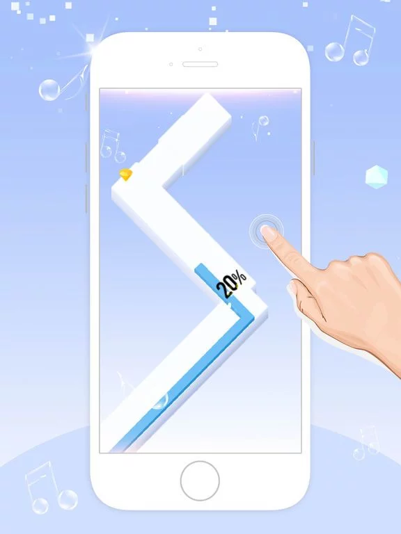 Изображение игры: Dancing Music Line