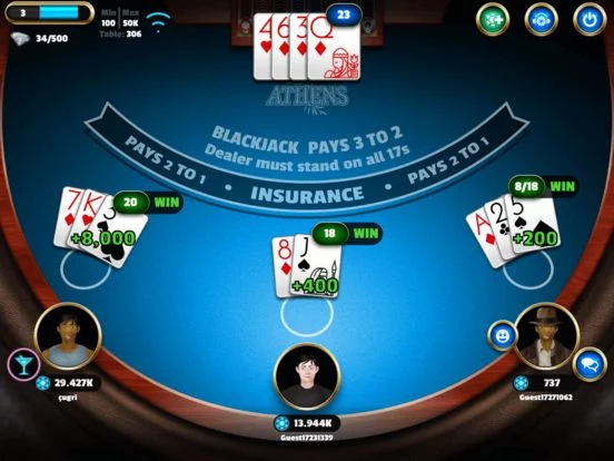Изображение игры: Blackjack 21 Live Casino