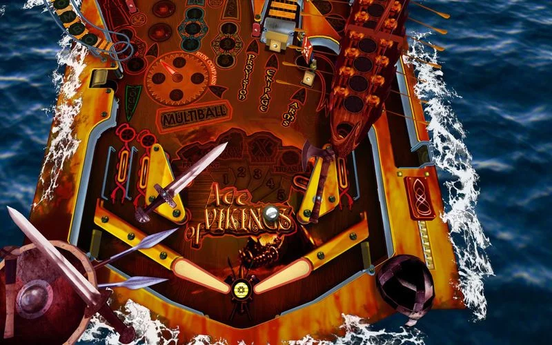 Изображение игры: Vikings Pinball