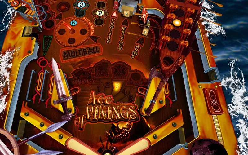 Изображение игры: Vikings Pinball