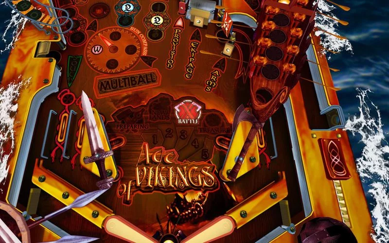 Изображение игры: Vikings Pinball