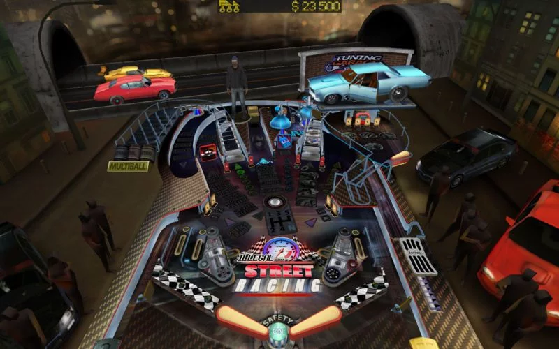 Изображение игры: Street Racing Pinball