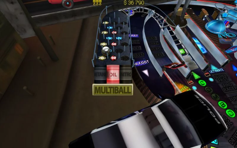 Изображение игры: Street Racing Pinball