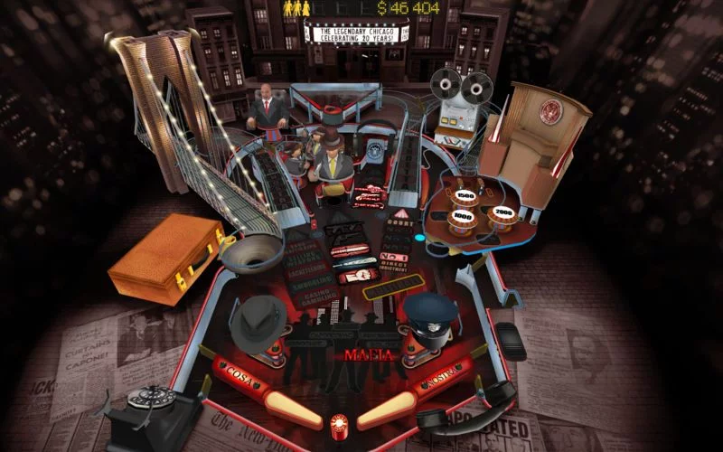 Изображение игры: Mafia Pinball