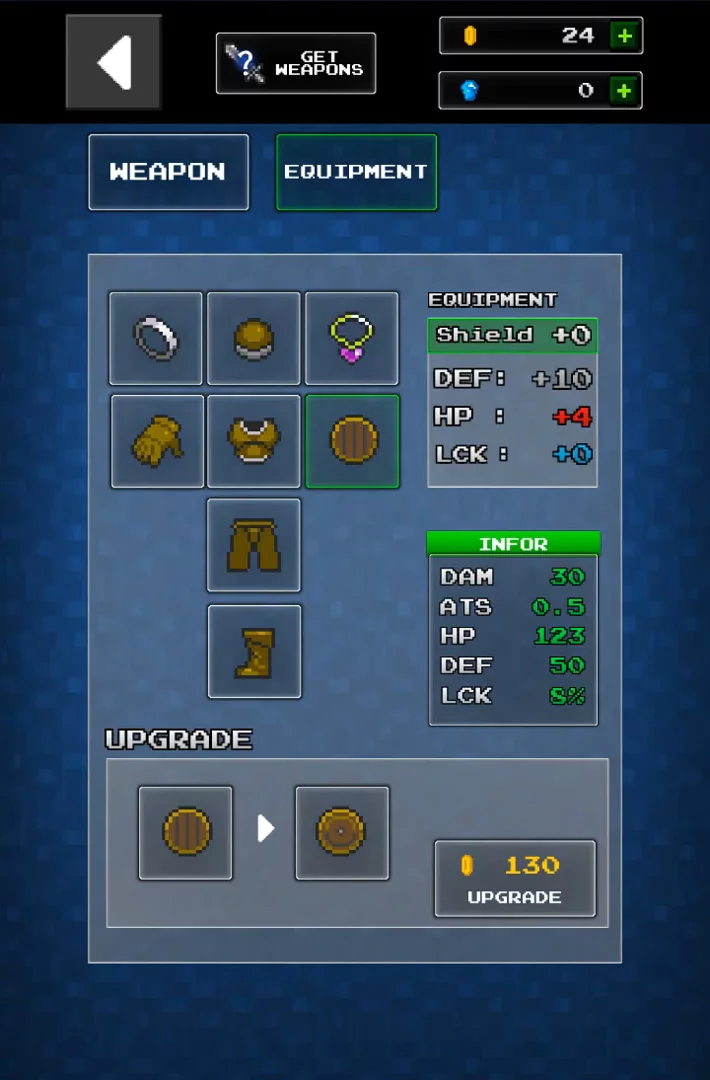 Изображение игры: Dungeon X Pixel Hero