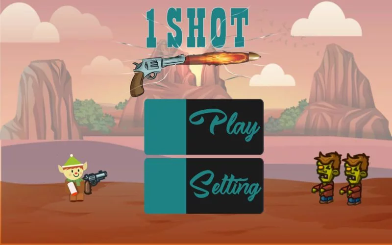 Изображение игры: One Bullet - Flip the gun