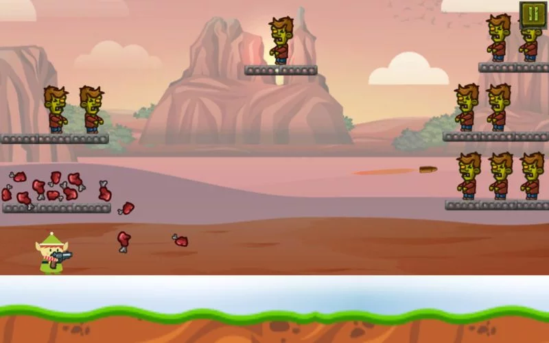 Изображение игры: One Bullet - Flip the gun