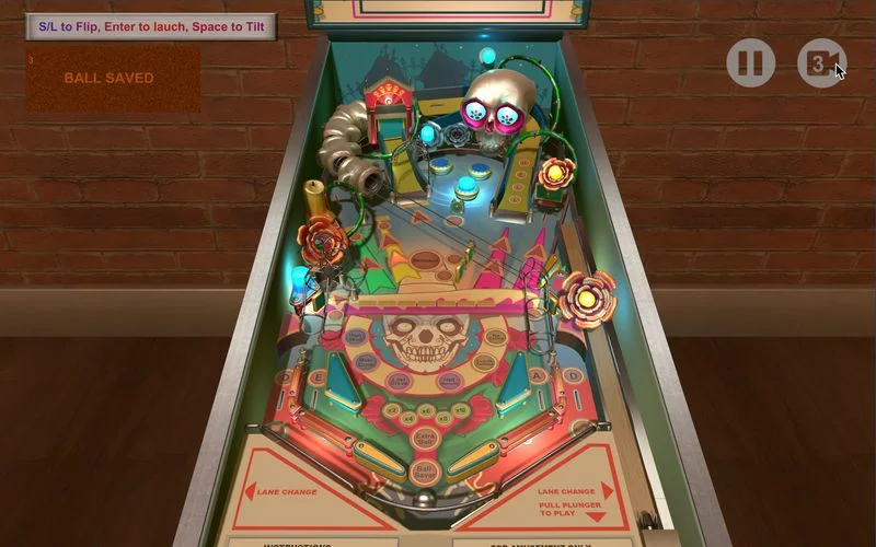 Изображение игры: Pinball Frenzy 3D