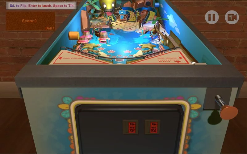 Изображение игры: Pinball Frenzy 3D