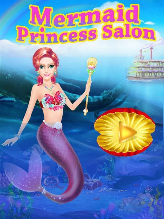 Изображение игры: Mermaid Games - Makeover and Salon Game
