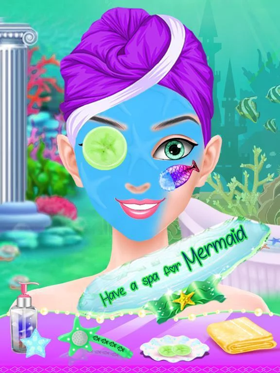 Изображение игры: Mermaid Games - Makeover and Salon Game