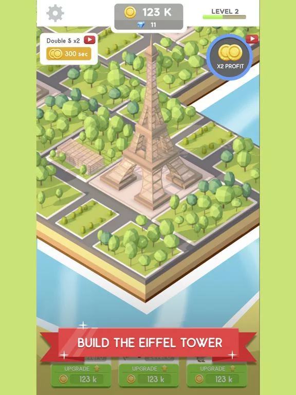 Изображение игры: Idle Landmark Tycoon