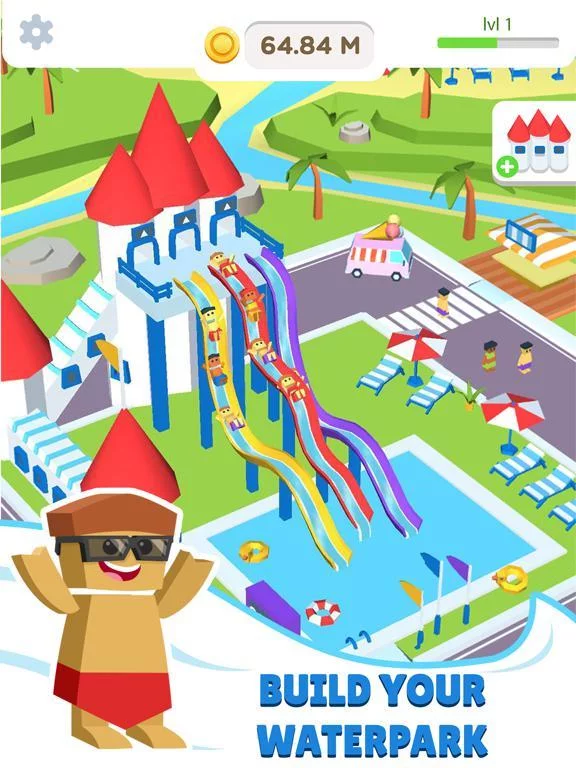 Изображение игры: Idle Waterpark 3D Fun Aquapark
