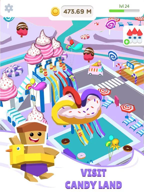Изображение игры: Idle Waterpark 3D Fun Aquapark