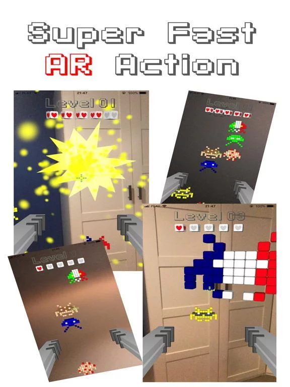 Изображение игры: Space Invasion AR