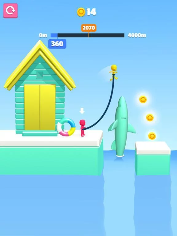 Изображение игры: Rope Jump 3D!