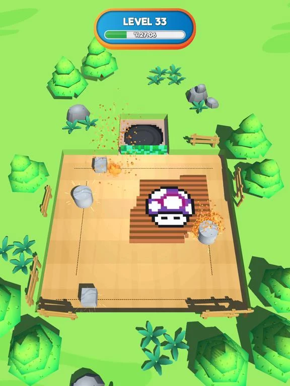 Изображение игры: Pixel Saw