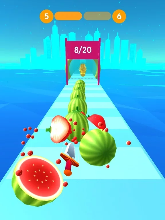 Изображение игры: Fruit vs Knife