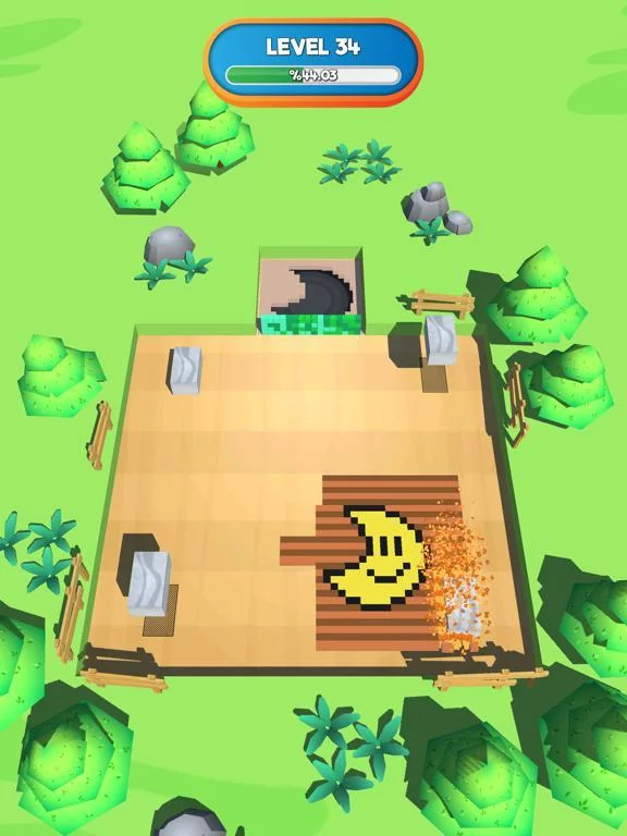 Изображение игры: Pixel Saw