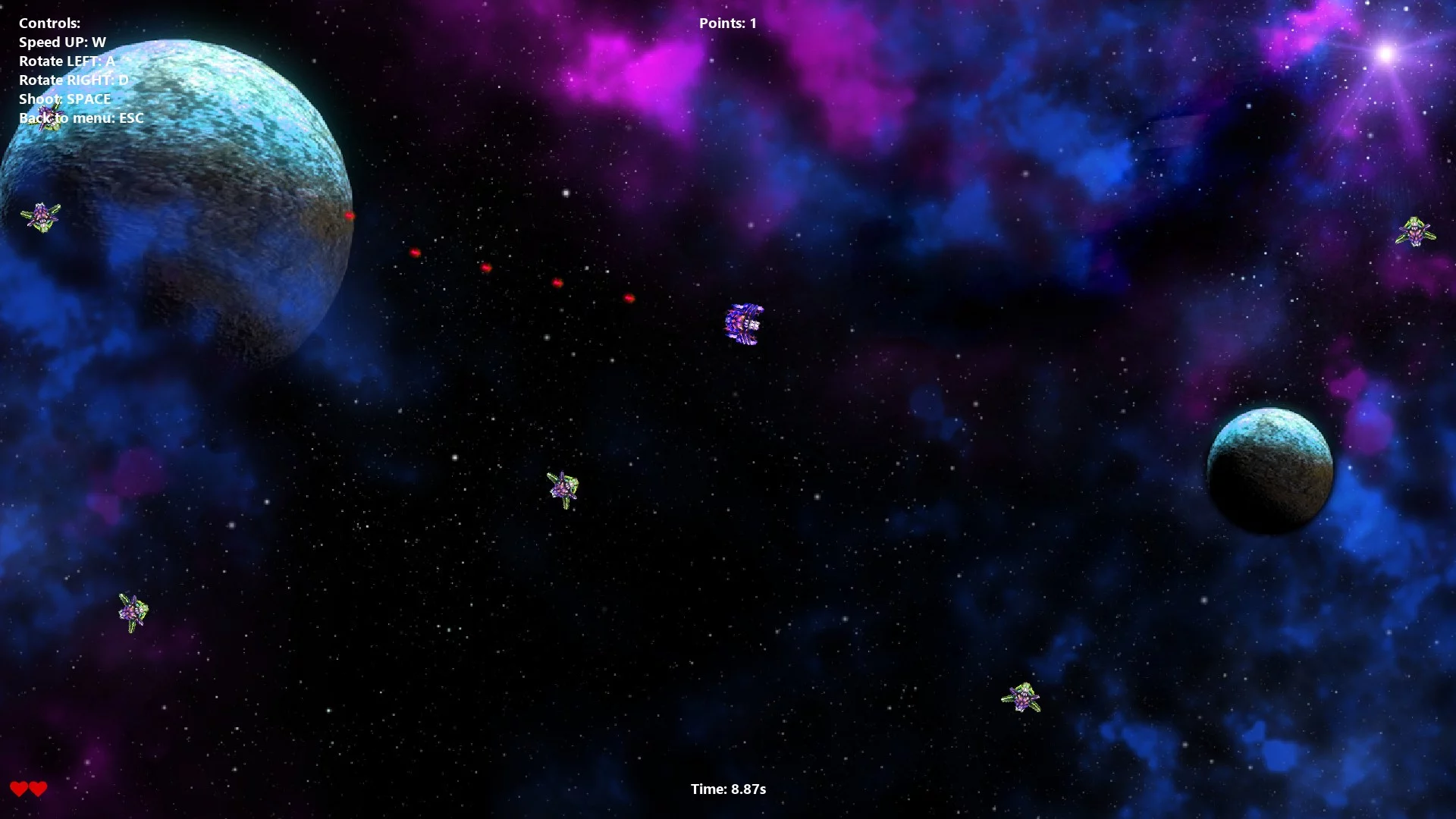 Изображение игры: Space zone defender