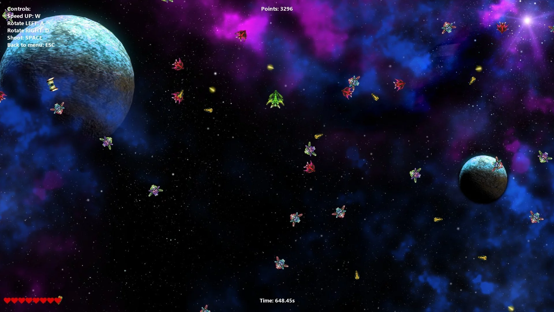 Изображение игры: Space zone defender