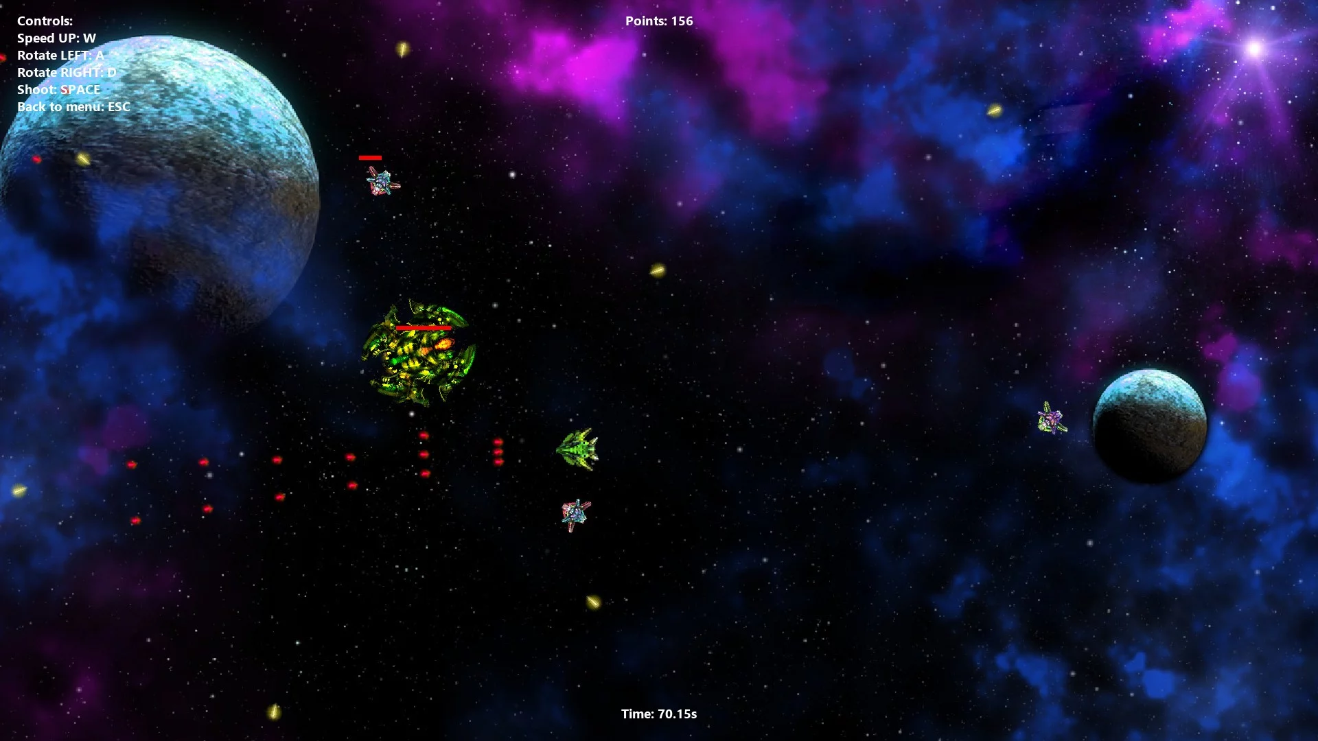 Изображение игры: Space zone defender