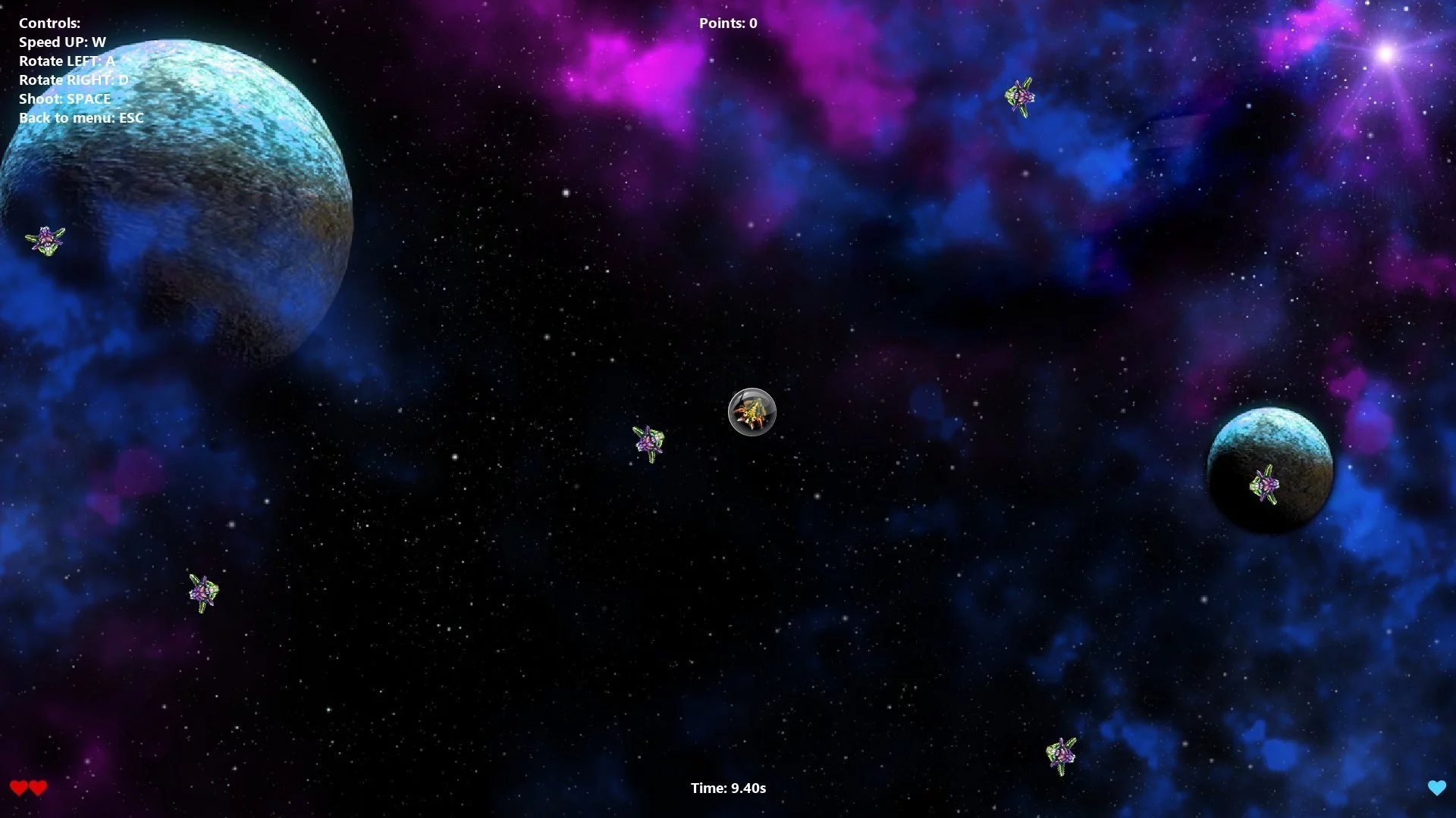 Изображение игры: Space zone defender