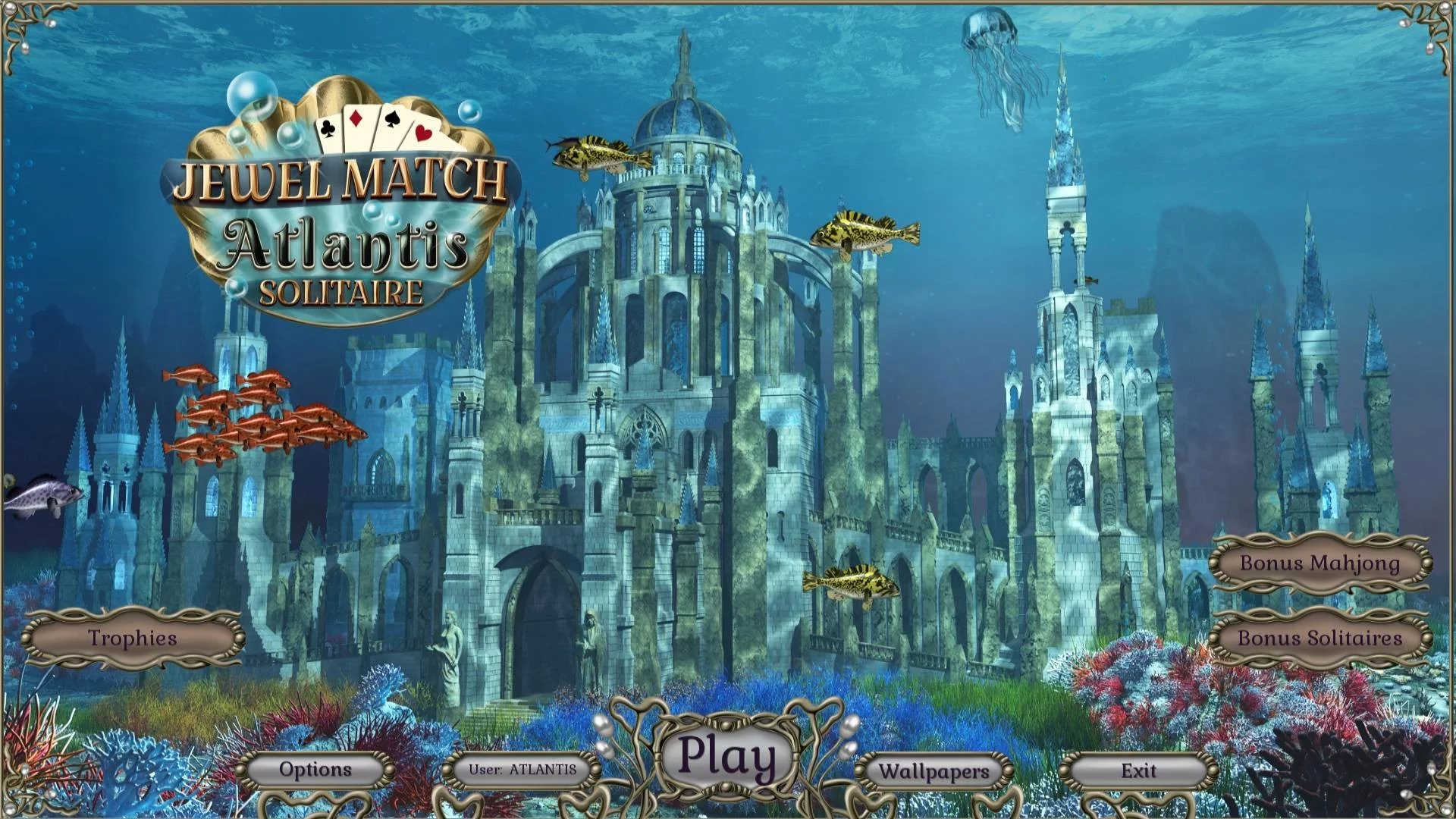 Изображение игры: Jewel Match Atlantis Solitaire - Collector's Edition
