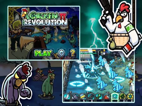 Изображение игры: Chicken Revolution2: Zombie