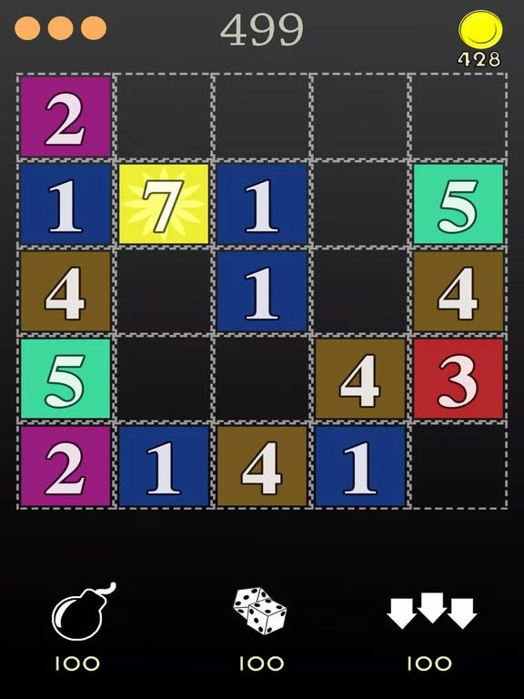 Изображение игры: Number 7 - puzzle game